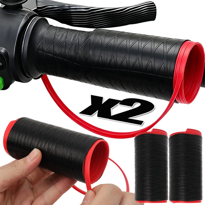 Motorcycle Gear Slipping - Universal Motorcycle Silicone Handlebar Sleeve Non-slip