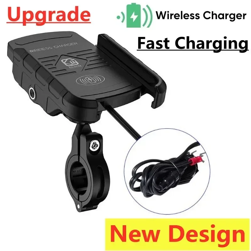 Motorcycle Holder With Wireles – Phone Mount Handlebar recenzja i cena