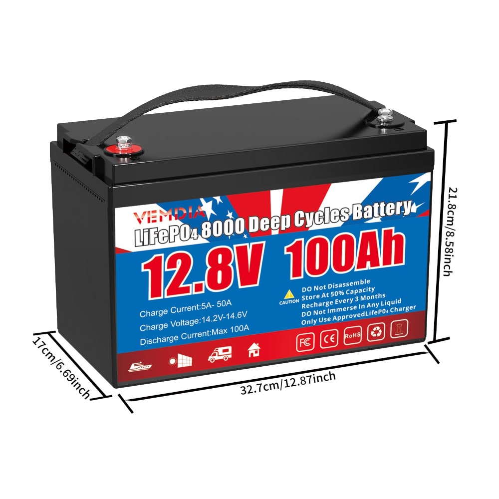 12.8V 100Ah LiFePO4 Battery Bu – Motorcycle Gear Cycle recenzja i cena