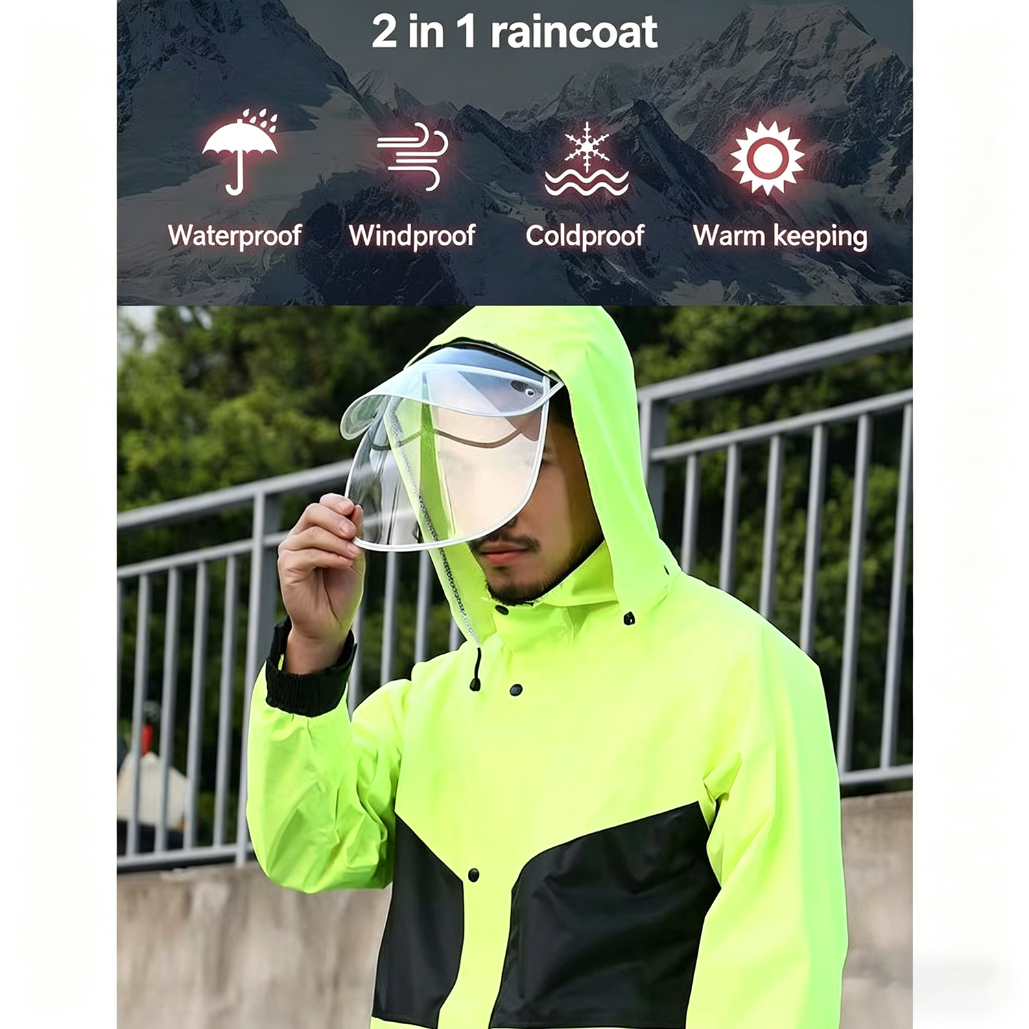 Motorcycle Raincoat Suits Men  – Motorcycle Rain Suit recenzja i cena