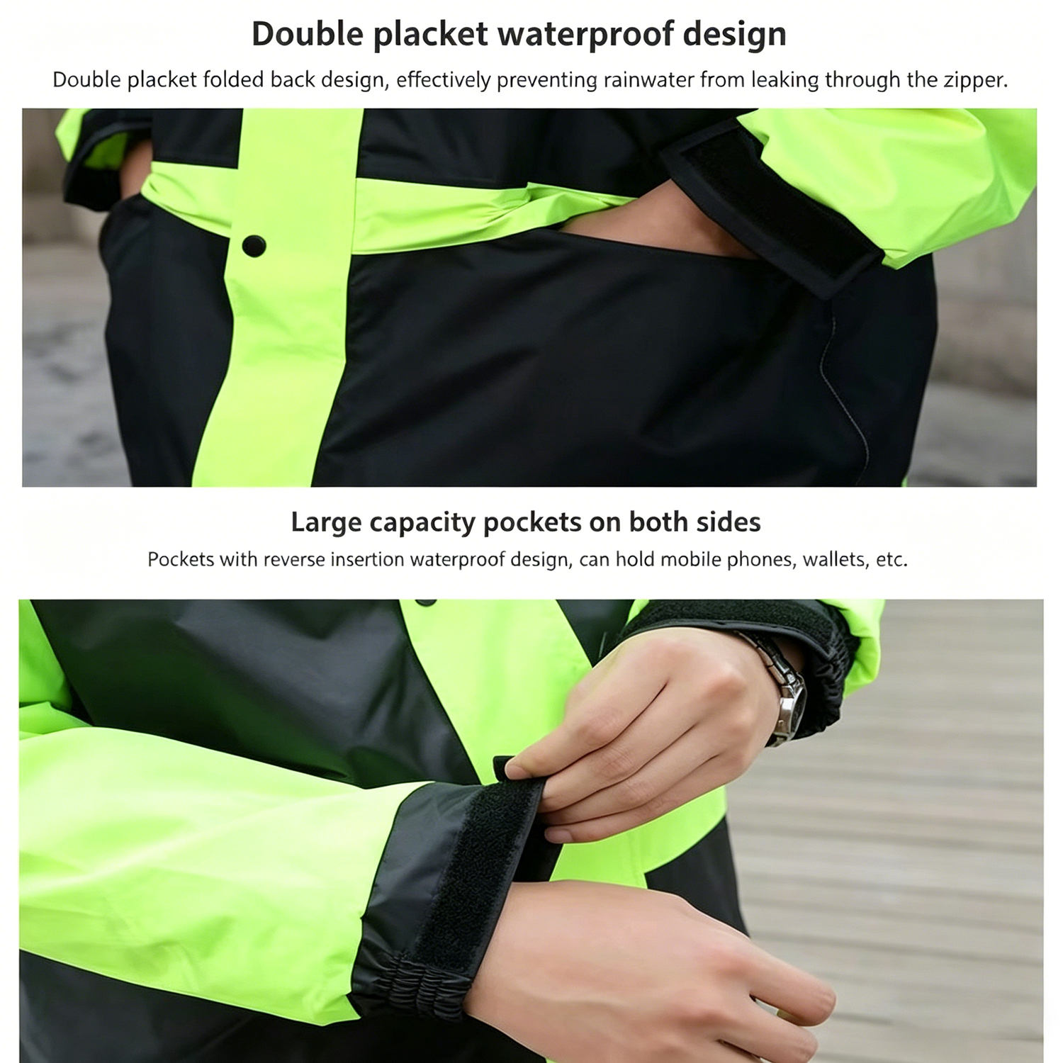 Motorcycle Raincoat Suits Men  – Motorcycle Rain Suit recenzja i cena