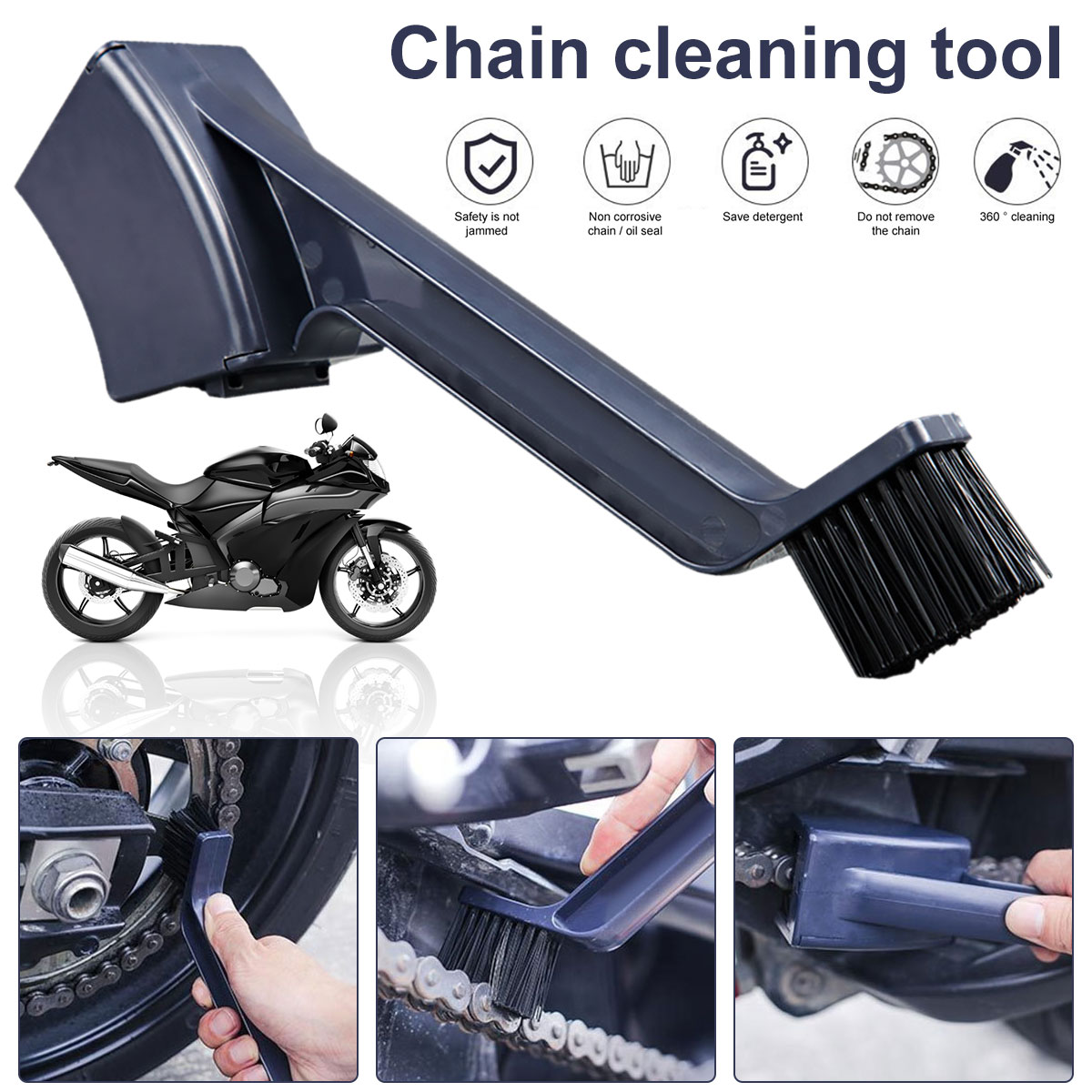 Motorcycle Chain Cleaning Brus – Motorcycle Gear Clearance recenzja i cena