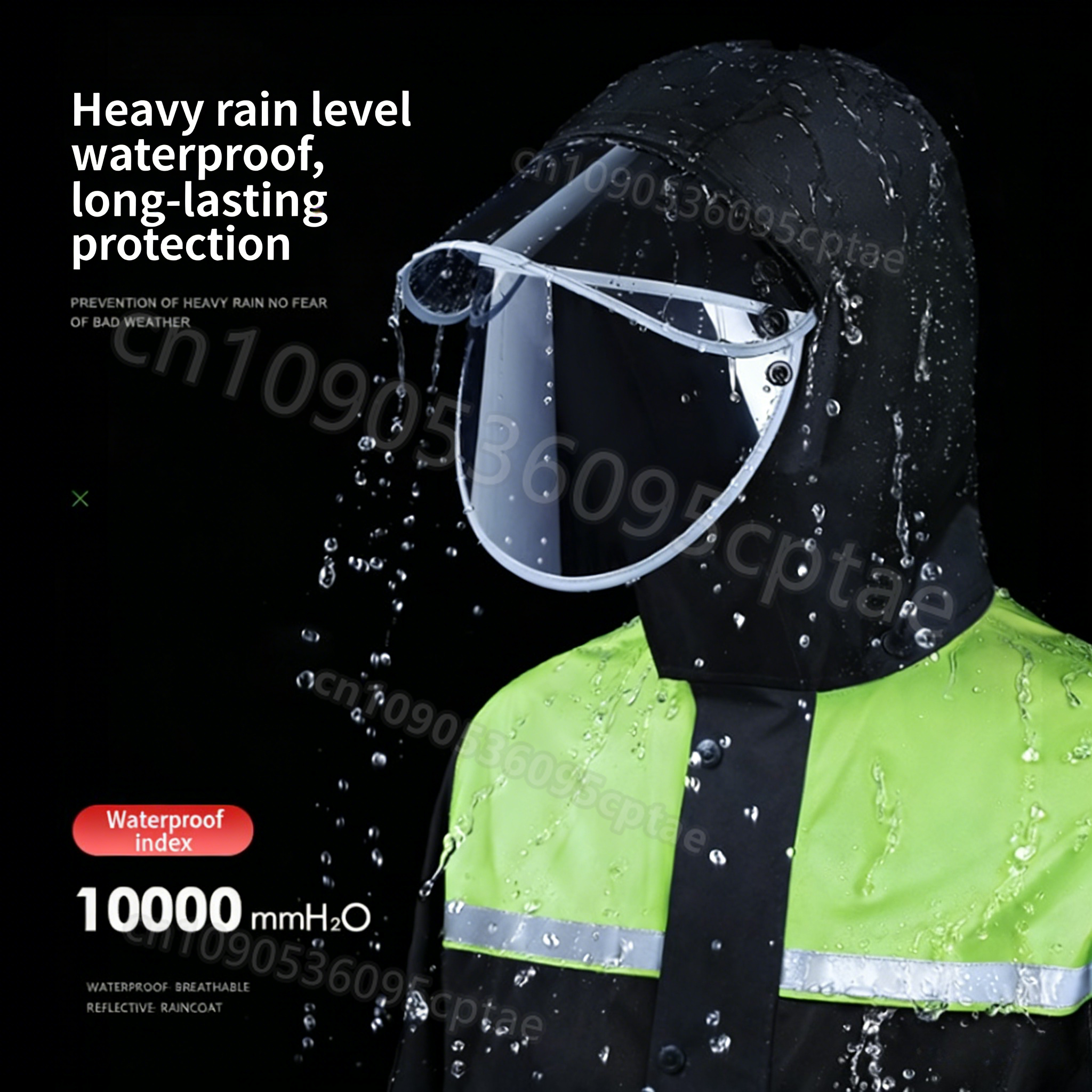 Raincoat  Rain Pants Suit Men' – Motorcycle Rain Suit recenzja i cena