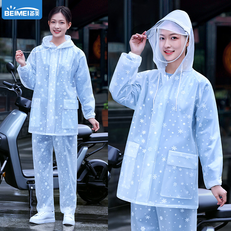Raincoat Rain Pants Set Women' – Motorcycle Rain Suit recenzja i cena