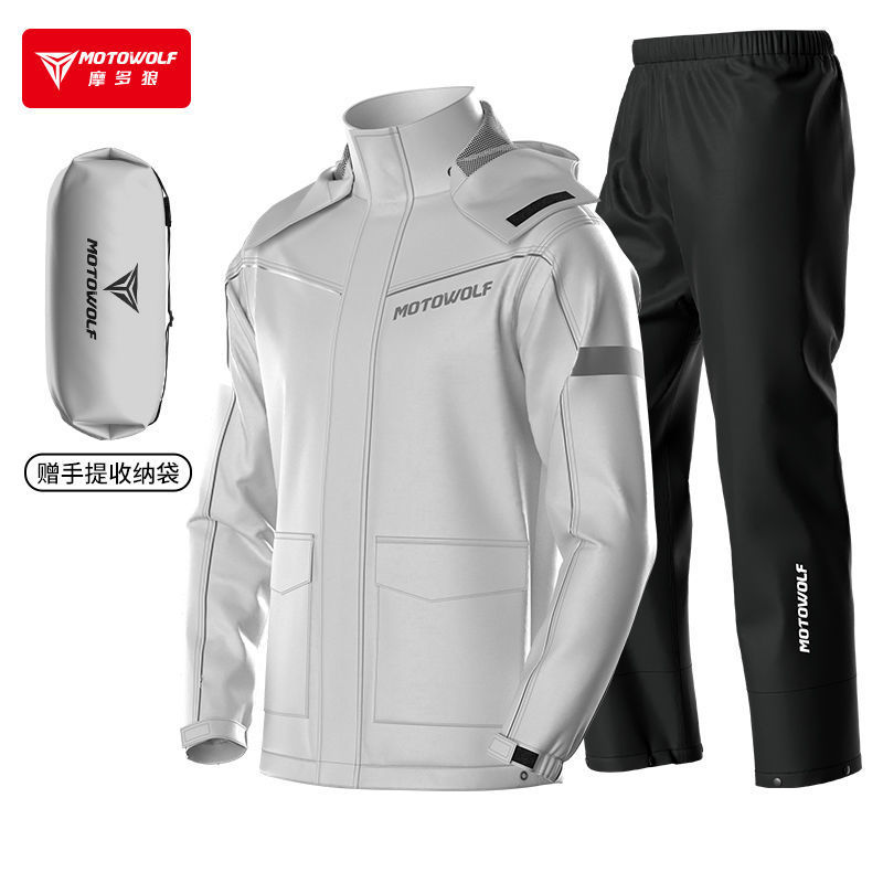 MOTOWOLF Motorcycl Riding Rain – Motorcycle Rain Suit recenzja i cena