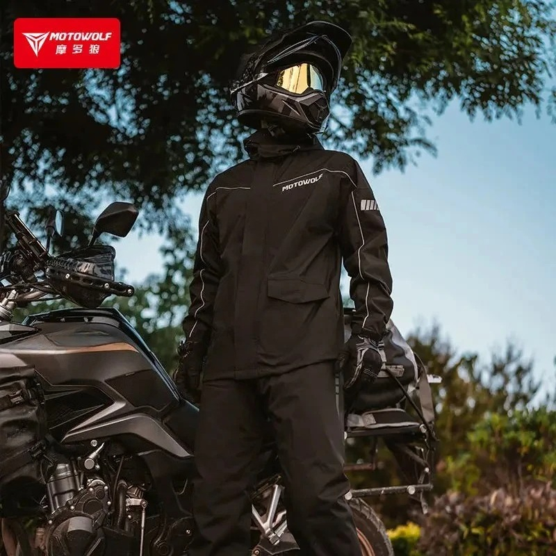 MOTOWOLF Motorcycl Riding Rain – Motorcycle Rain Suit recenzja i cena