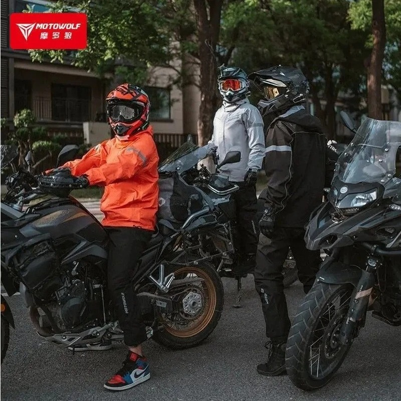 MOTOWOLF Motorcycl Riding Rain – Motorcycle Rain Suit recenzja i cena