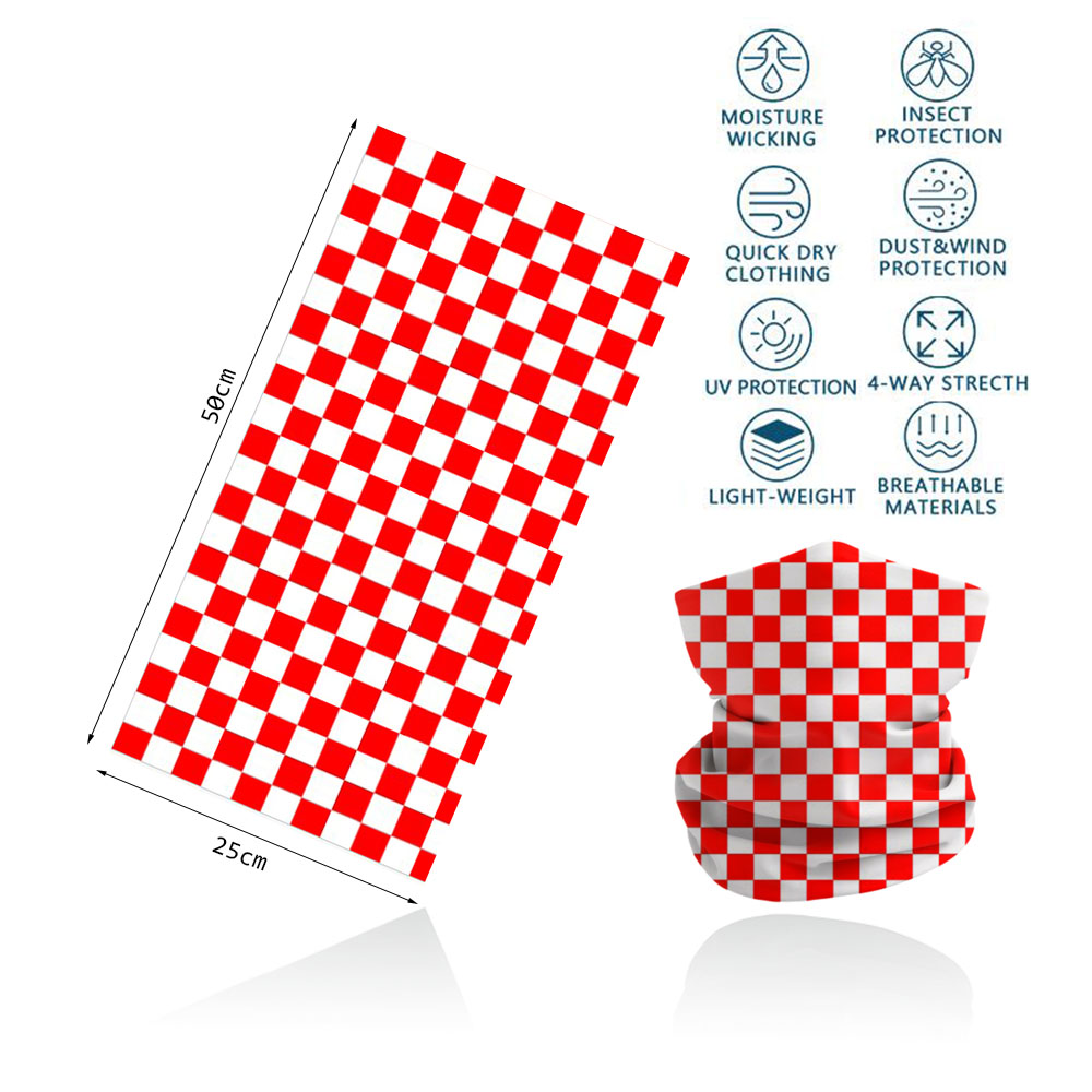 Plaid Pattern Headband Outdoor – Motorcycle Gear On Sale recenzja i cena