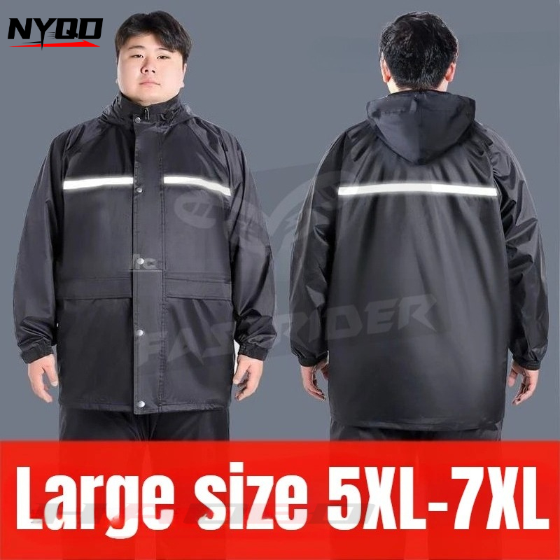 5XL 6XL 7XL Motorcycle Riding  – Motorcycle Rain Suit recenzja i cena