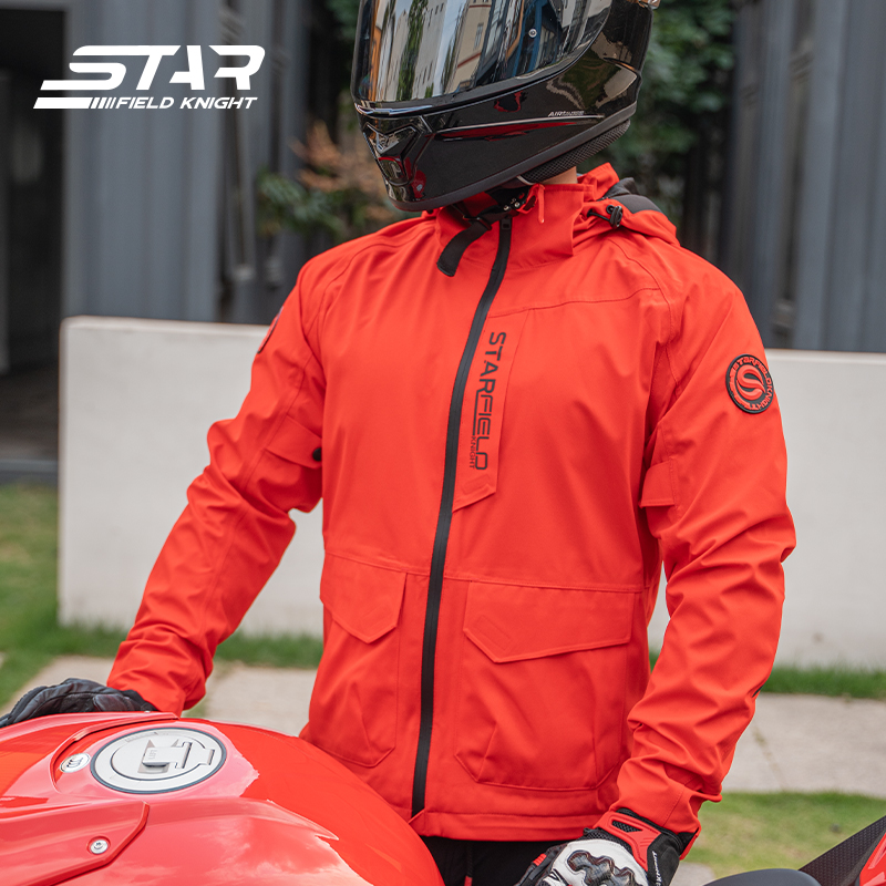 SFK Orange Motorcycle Jacket M – Gearx Motorcycle Jacket recenzja i cena