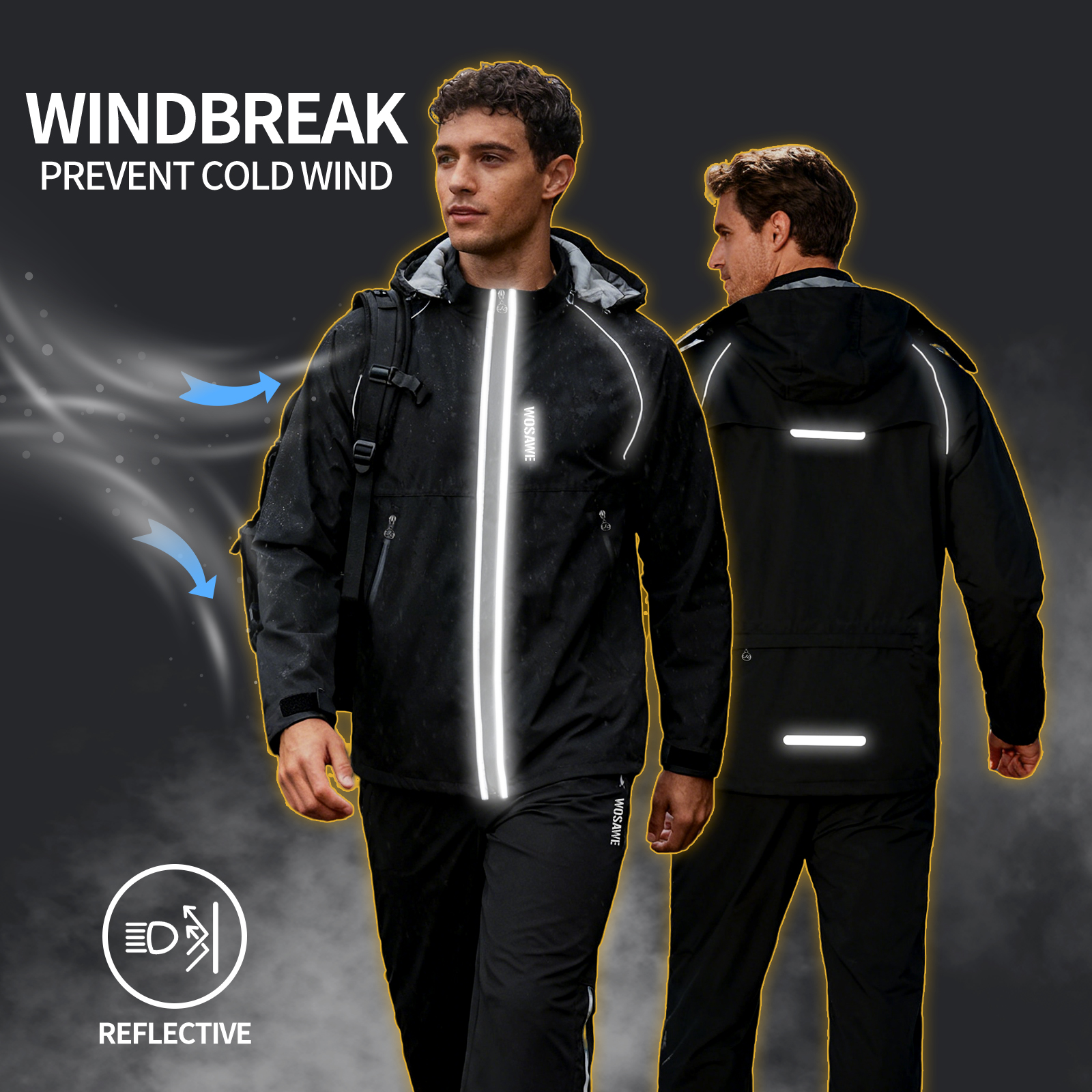 WOSAWE Motorcycle Raincoat Ref – Motorcycle Rain Suit recenzja i cena