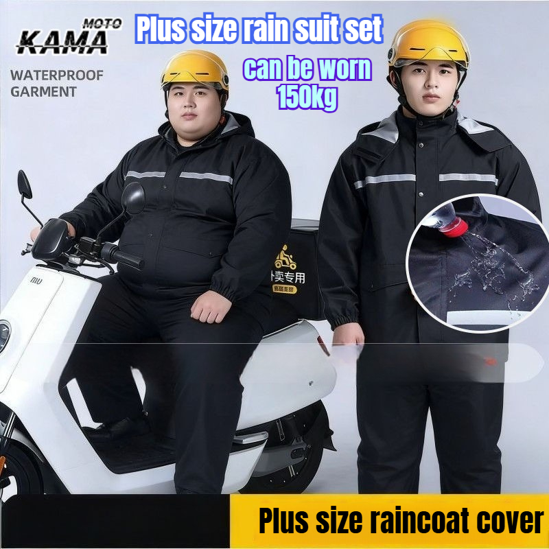 9XL Fat Man Reflective Waterpr – Motorcycle Rain Suit recenzja i cena