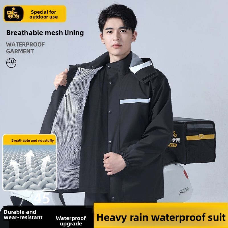 9XL Fat Man Reflective Waterpr – Motorcycle Rain Suit recenzja i cena