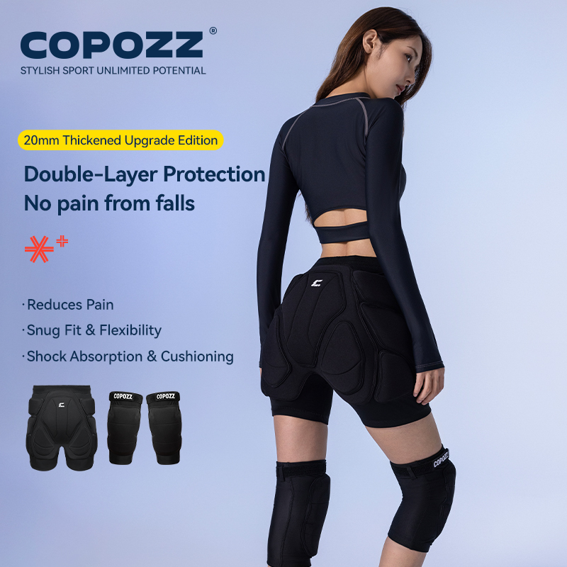 COPOZZ Upgraded Ski Knee Pads  – Motorcycle Gear On Sale recenzja i cena