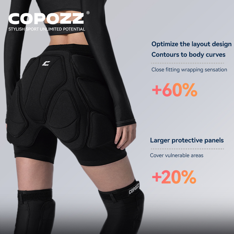 COPOZZ Upgraded Ski Knee Pads  – Motorcycle Gear On Sale recenzja i cena