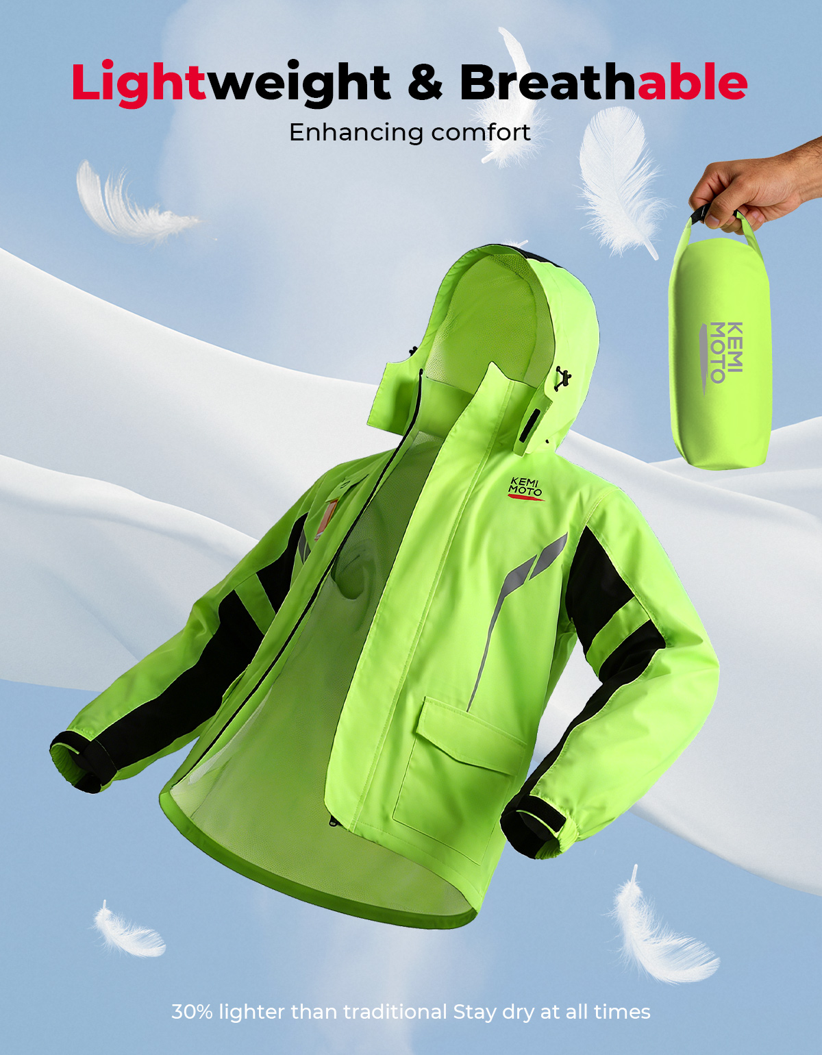 KEMIMOTO Unisex Waterproof Rai – Motorcycle Gear Cycle recenzja i cena