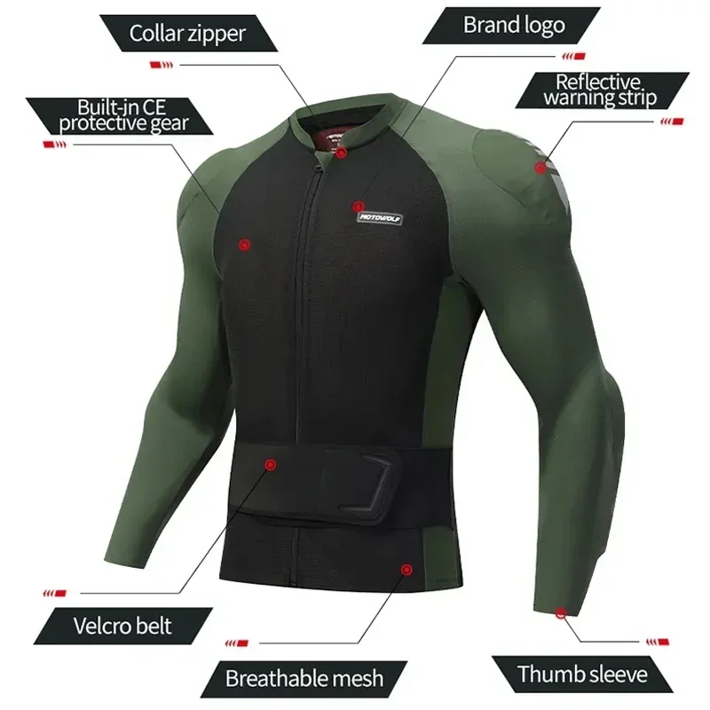 Motorcycle Breathable Soft Arm – Gearx Motorcycle Jacket recenzja i cena