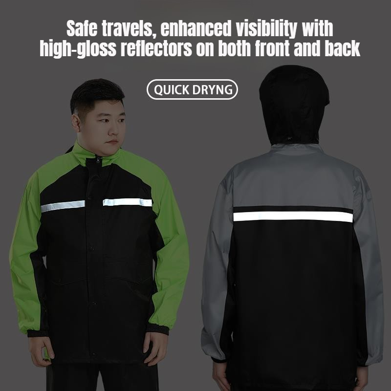 Unisex 6XL Motorcycle Raincoat – Motorcycle Rain Suit recenzja i cena