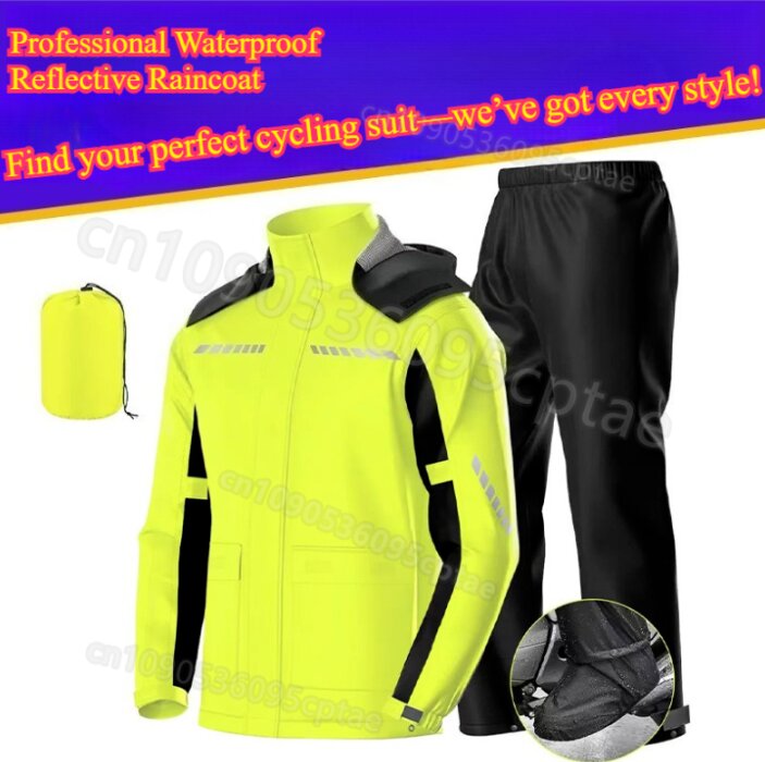Waterproof Split Motorcycle Ra – Motorcycle Rain Suit recenzja i cena