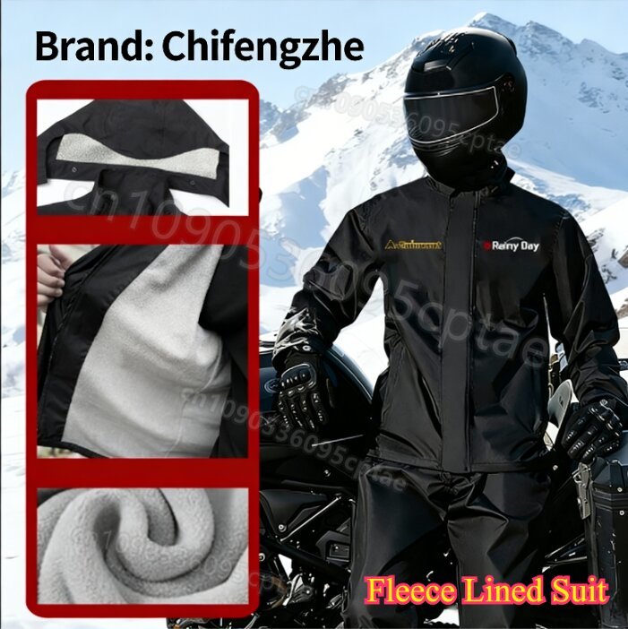 Waterproof Split Motorcycle Ra – Motorcycle Rain Suit recenzja i cena