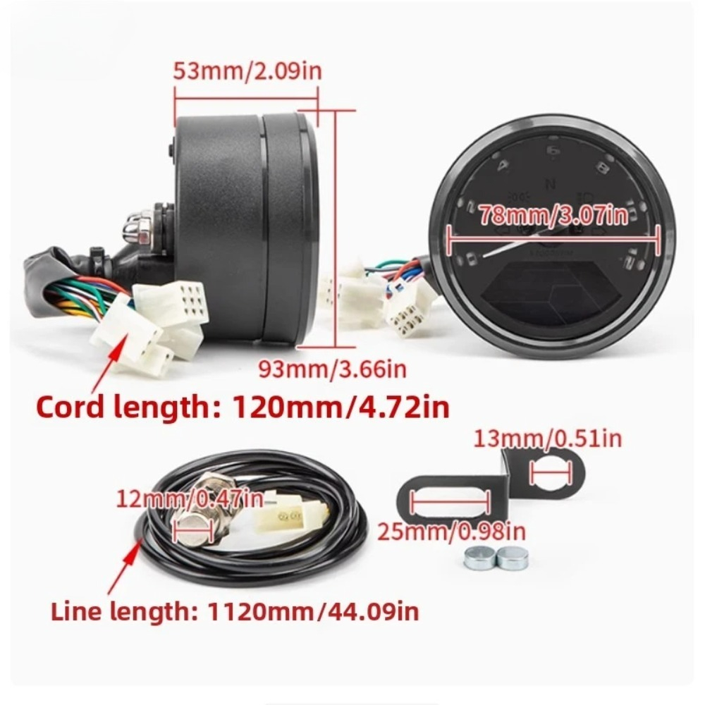 Universal Motorcycle Meter Spe – Motorcycle Gear On Sale recenzja i cena